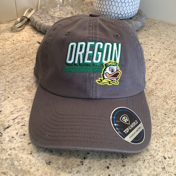 Top of the World Other - Oregon Ducks OU Gray Baseball Cap New